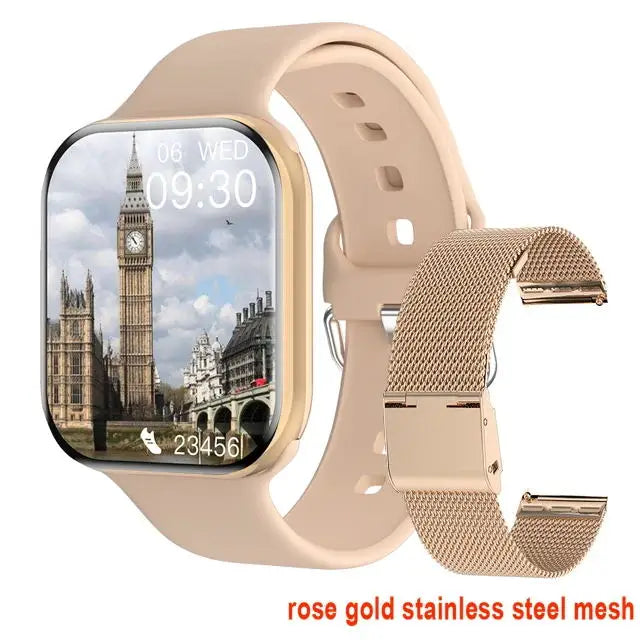 Smart Watch Series 9 Men Blood Pressure BT Call NFC Sleep monitoring Wireless Charge