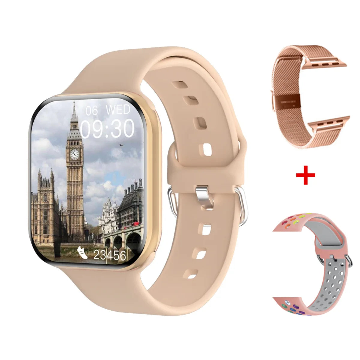 Smart Watch Series 9 Men Blood Pressure BT Call NFC Sleep monitoring Wireless Charge
