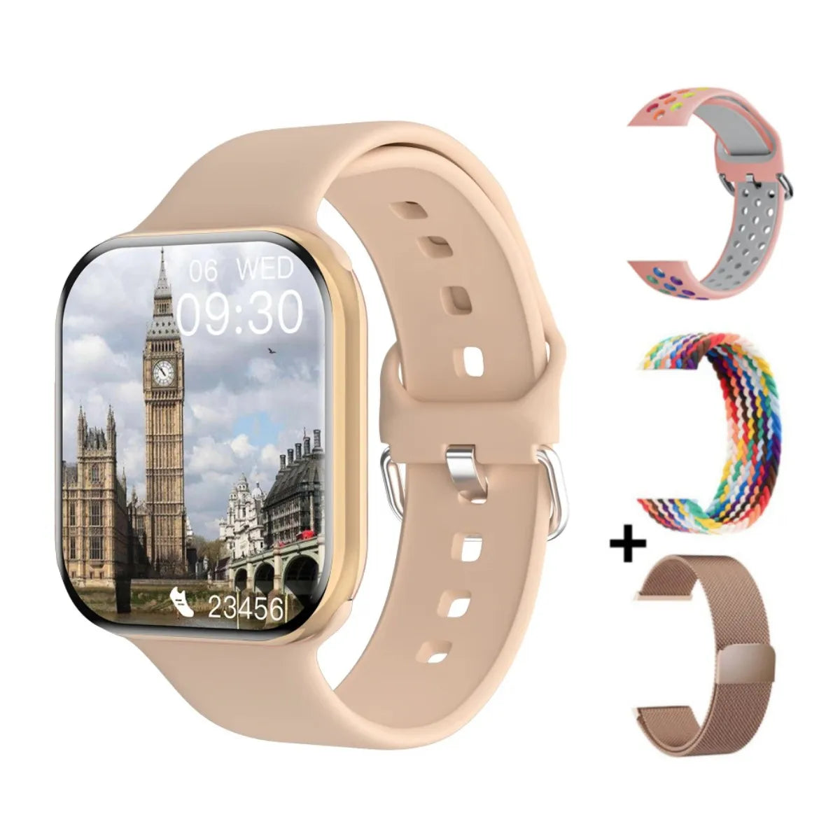 Smart Watch Series 9 Men Blood Pressure BT Call NFC Sleep monitoring Wireless Charge