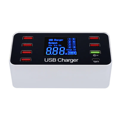 8-port LCD digital display 8-port usb smart charger