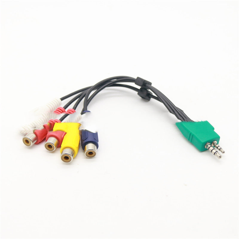 LCD TV Av To 5RCA Component Video Signal Cable