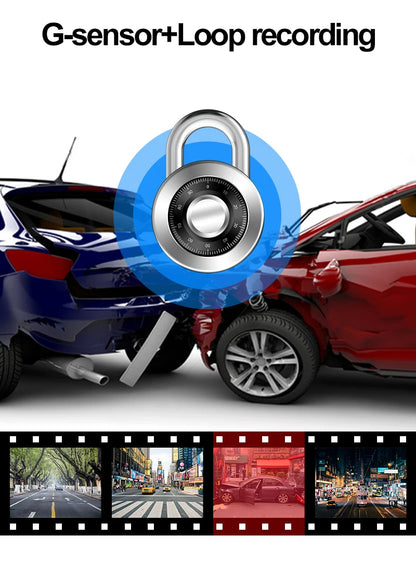 12 Inch Car DVR 3840*2160P 4K  Dash Cam WIFI GPS Sony IMX415 Rear View Mirror 1080P Car Camera Video Recorder Park Monitor