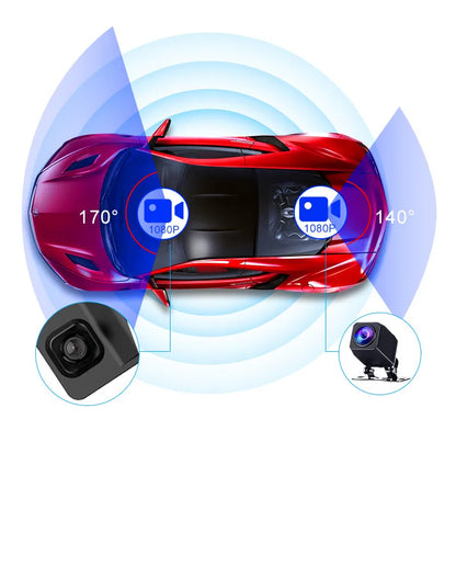 12 Inch Car DVR 3840*2160P 4K  Dash Cam WIFI GPS Sony IMX415 Rear View Mirror 1080P Car Camera Video Recorder Park Monitor