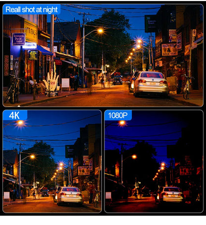 12 Inch Car DVR 3840*2160P 4K  Dash Cam WIFI GPS Sony IMX415 Rear View Mirror 1080P Car Camera Video Recorder Park Monitor