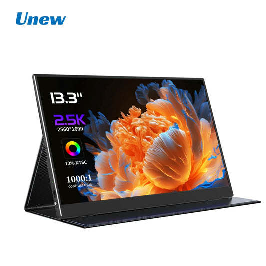 13.3 inch 1080P 2.5K Portable Monitor External Display for Gaming Laptop PS3/PS4 Switch Mini PC Tablet