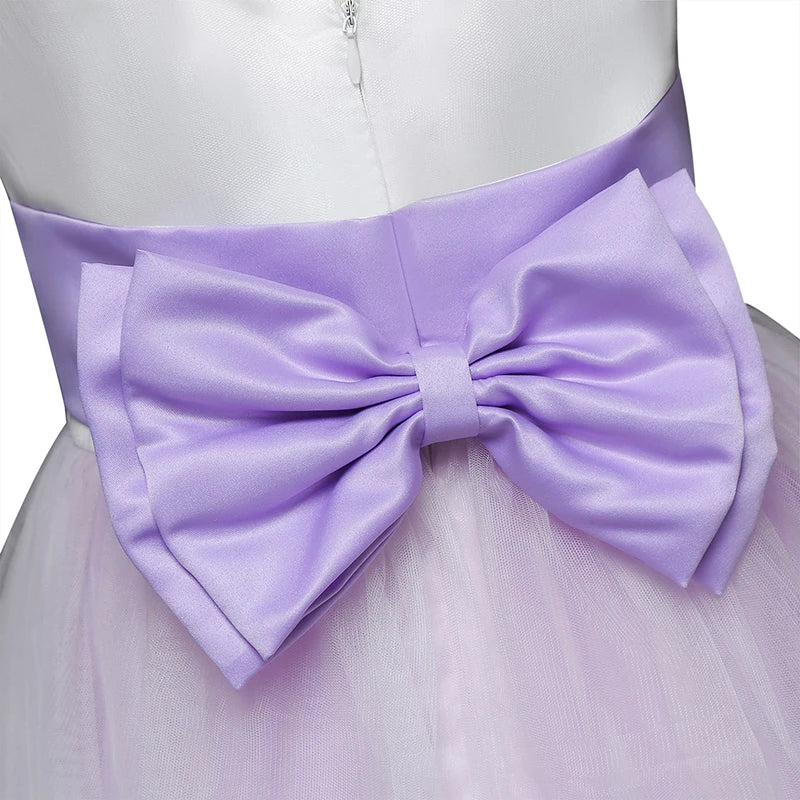 Kid Wedding Dresses for Girls Elegant Flower Princess Long Gown Baby Girl Christmas Dress vestidos infantil Size 6 12 14 Years