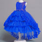 New Girls Kids Flower Elegant Causal Princess Party Dresses Children Clothing Christmas Birthday Wedding Party Baby Girl Dress