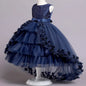 New Girls Kids Flower Elegant Causal Princess Party Dresses Children Clothing Christmas Birthday Wedding Party Baby Girl Dress