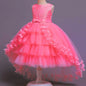 New Girls Kids Flower Elegant Causal Princess Party Dresses Children Clothing Christmas Birthday Wedding Party Baby Girl Dress