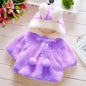 Baby Girls Clothing New Cape Autumn/Winter Wool Sweater Shawl Baby Rabbit Ears Fleece Jacket Cape For Newborn