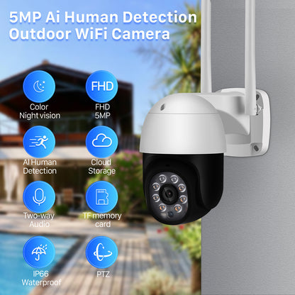2 Inch Surveillance Camera Wireless Wifi Home  High-definition Outdoor Monitor