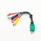 LCD TV Av To 5RCA Component Video Signal Cable
