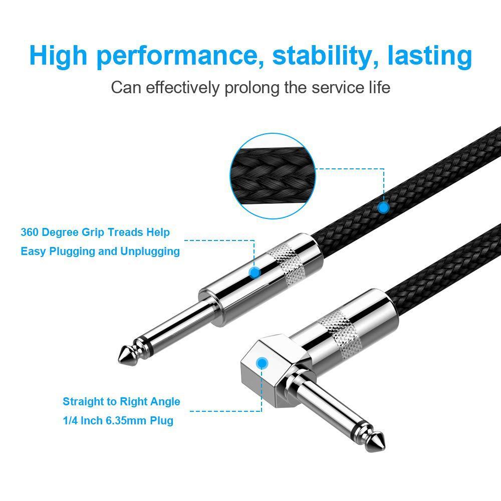 65mm TS Plug Audio Cable 635 Dual Channel Audio Amplifier Cable Monitor Balance Alignment